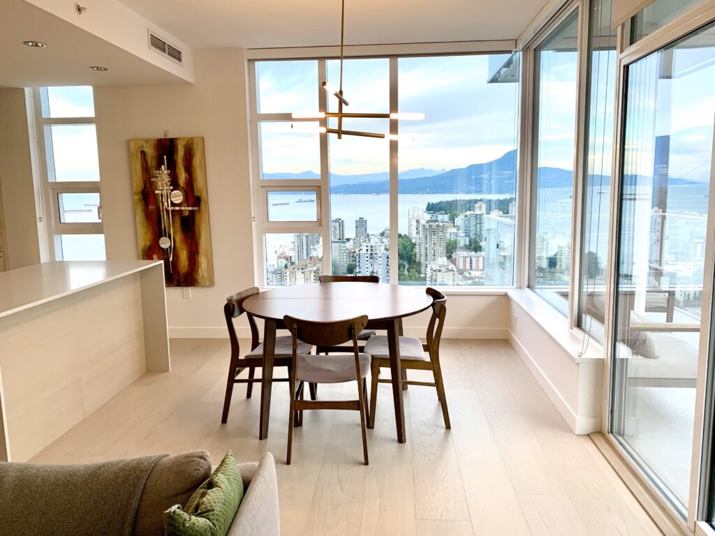 AirBnB Vancouver July 2023 Dining Area