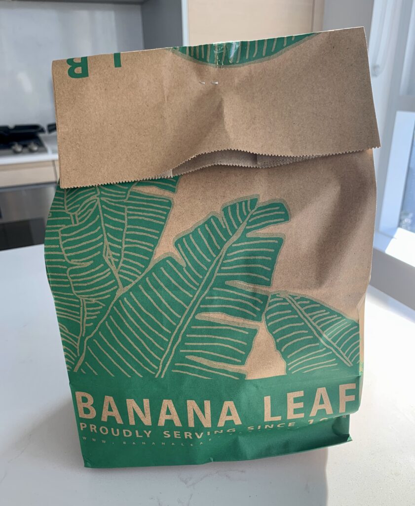 Banana Leaf Takeout Bag