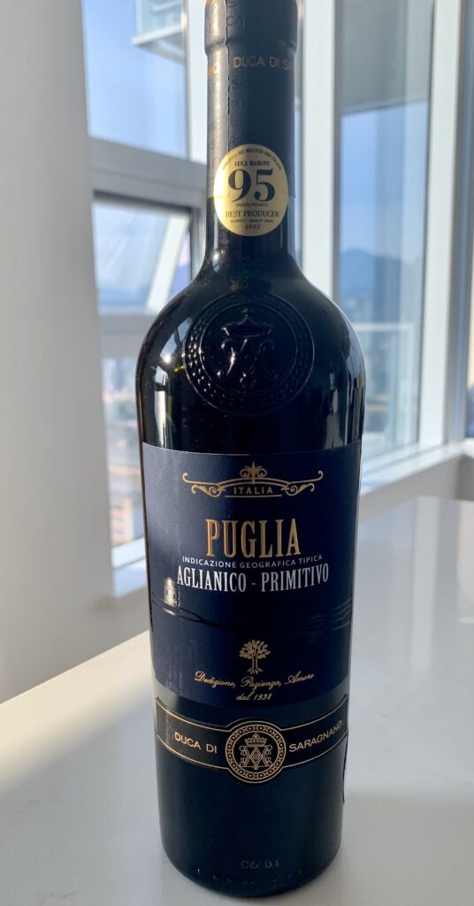 Aglianico Primitivo Red Wine