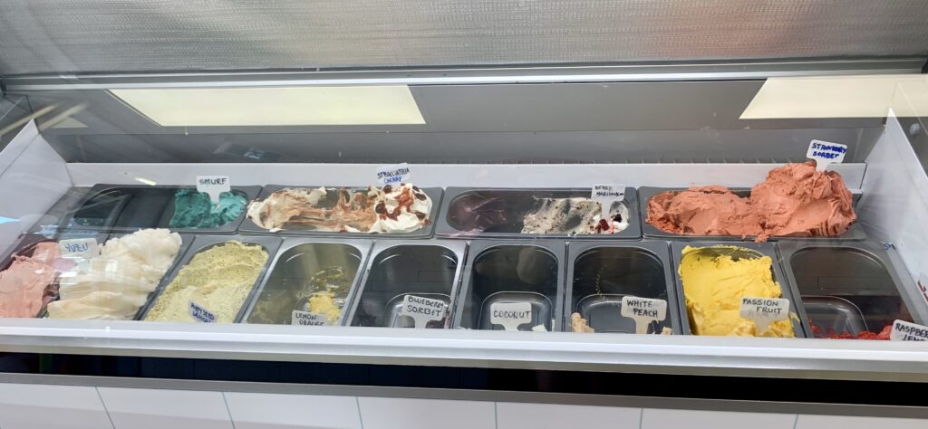 Gelato Selection Davie Village Bakery Vancouver