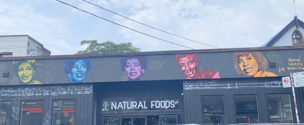  4 Life Natural Foods Mural by Adrian Hayles