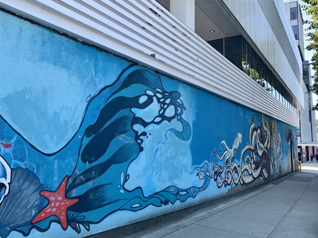 Lady Mermaids Street Art Vancouver