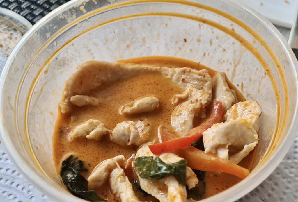 Chicken gaeng panang thai curry pai toronto