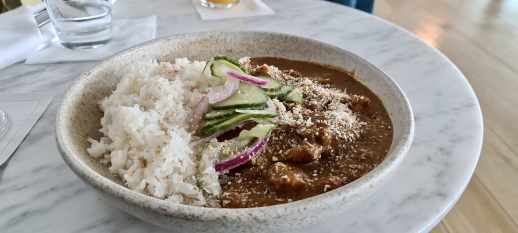 British Airways Concorde Lounge November-2023 Chicken Curry