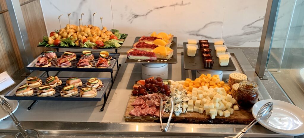 British Airways Lounge Toronto Airport Buffet