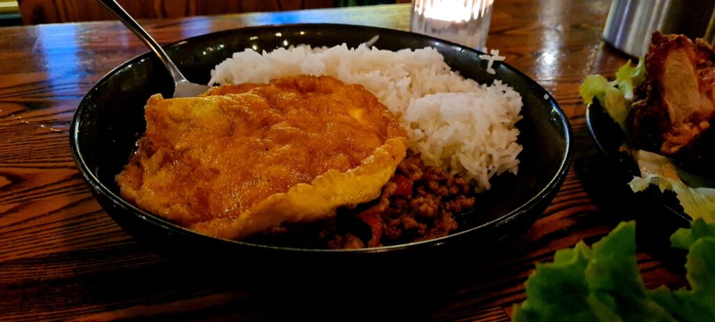 Dry Turmeric Curry at Sovereign Modern Thai Restaurant, San Diego