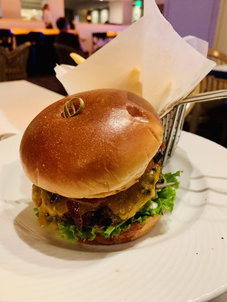 Hilton Los Angeles Airport Lobby Bar Burger