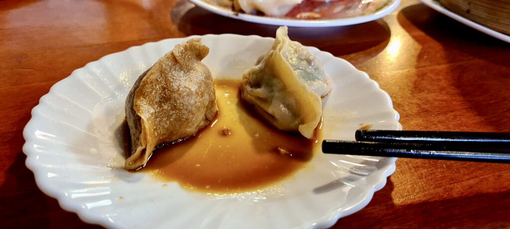 Mothers Dumplings Toronto Pork and Pickled Cabbage Steamed Dumplings and Pork Bak Choi Dumplings