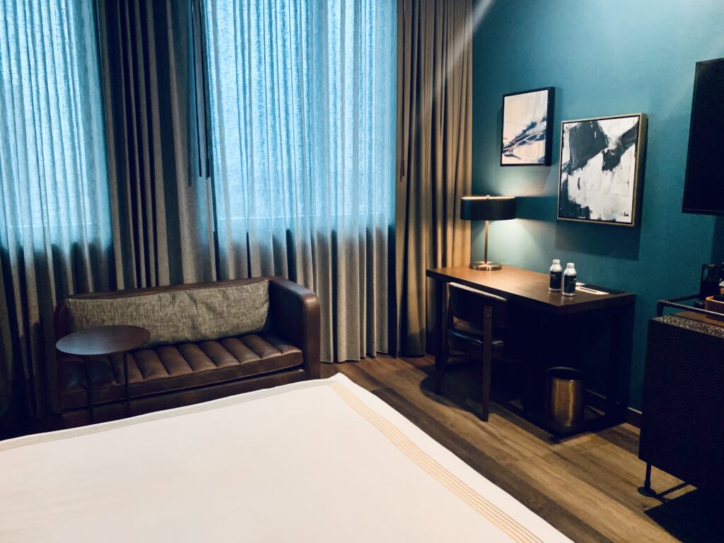 The Thompson Hotel King Room With City View Bedroom Interior