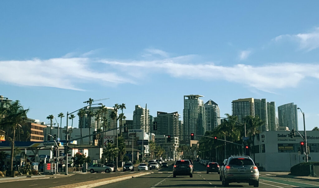 Cityscape of San Diego Calfornia