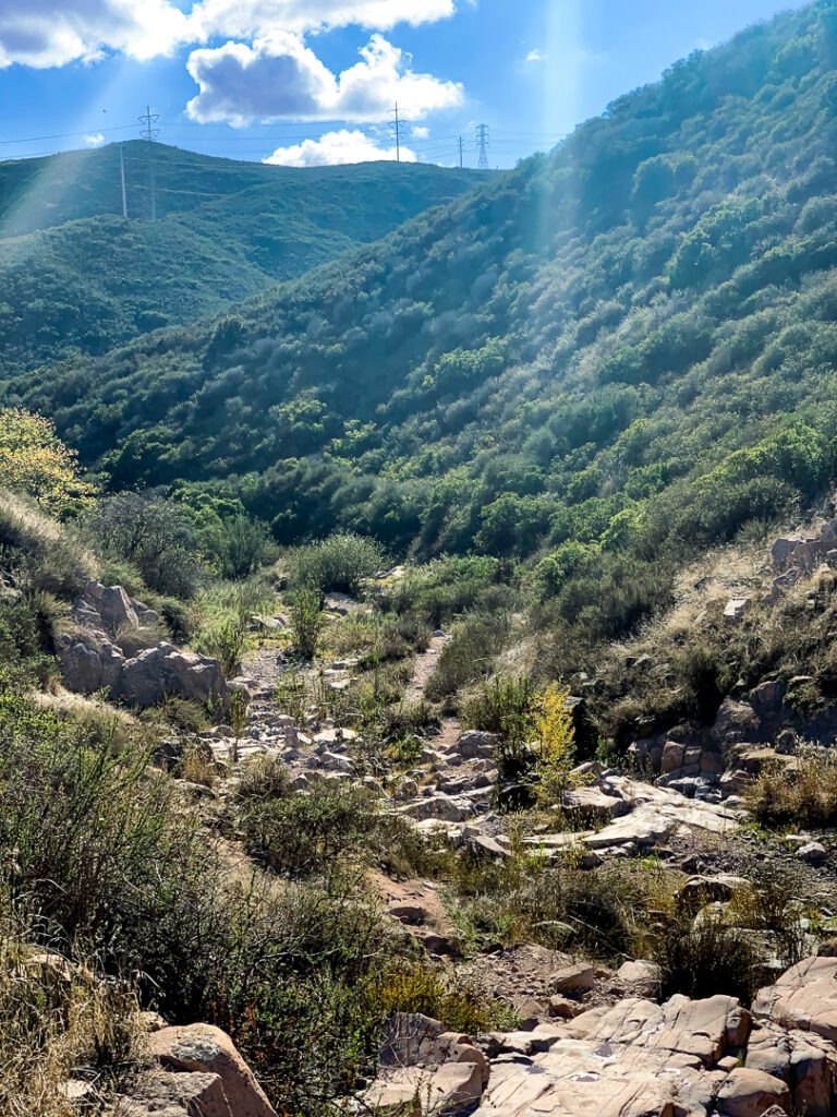 Mission Trails Regional Park Hiking Route, San Diego California