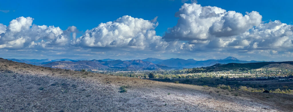Mission Trails Regional Park Hiking Route, San Diego California