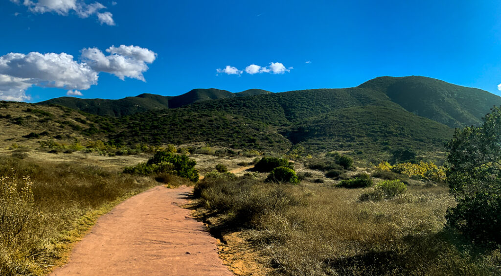 Mission Trails Regional Park Hiking Route, San Diego California