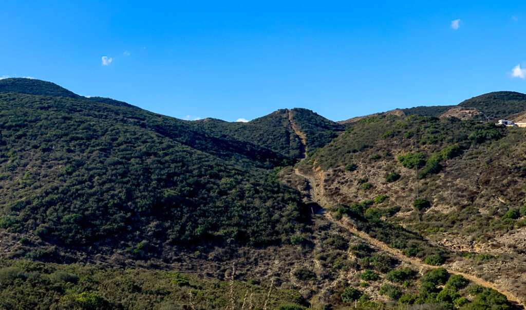Mission Trails Regional Park Hiking Route, San Diego California