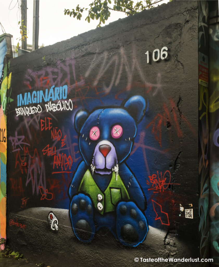 Street Art at Beco do Batman, Sao Paulo Brazil