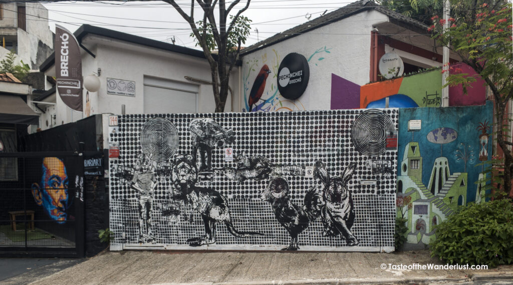 Street Art at Beco do Batman, Sao Paulo Brazil