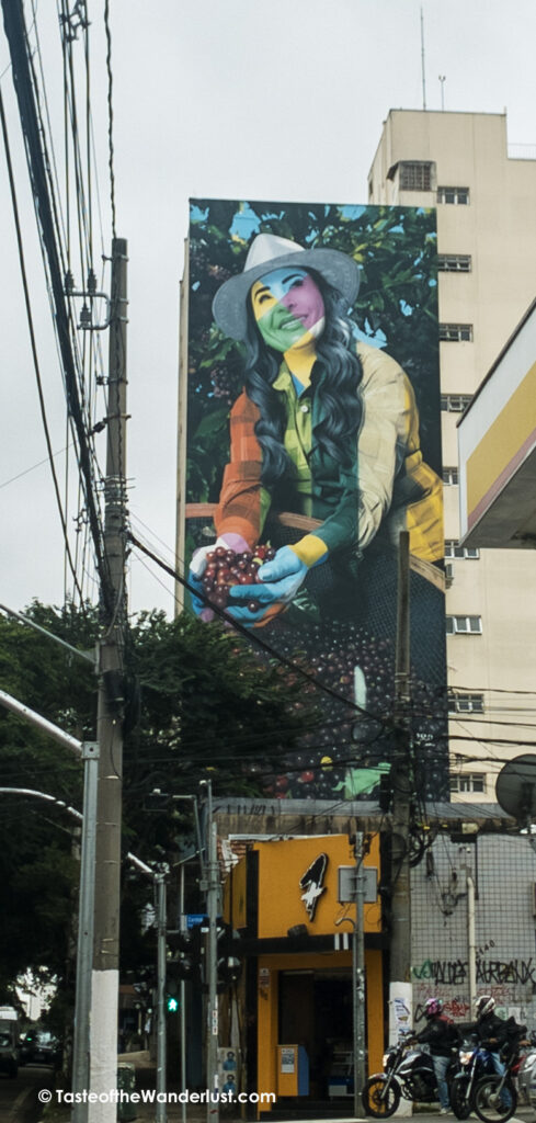 Colheita Street Art by Kobra, Sao Paulo