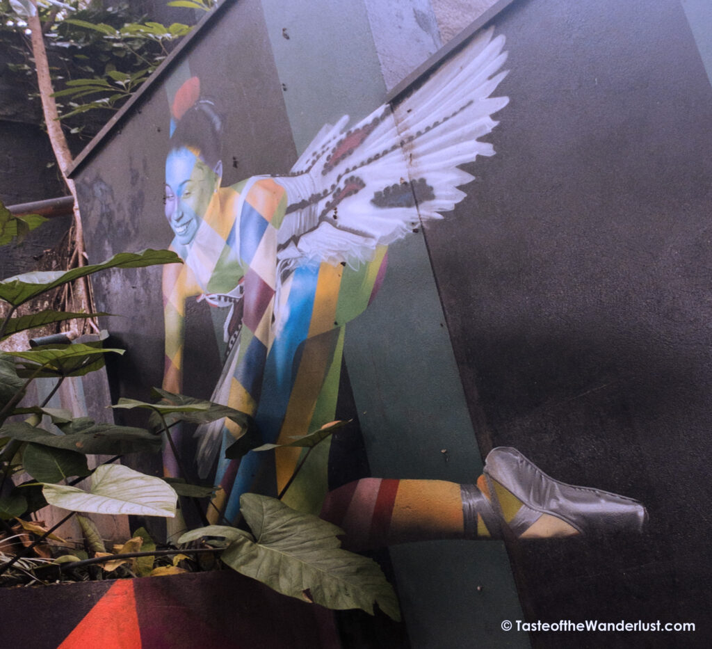Escadaria Das Bailarinas - Ballerina Staircase by Kobra, Sao Paulo, Brazil