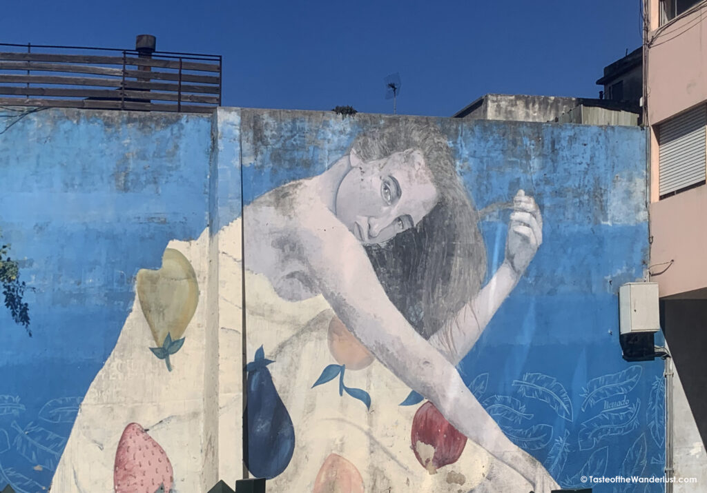 Fruit Lady Street Art Montevideo Uruguay