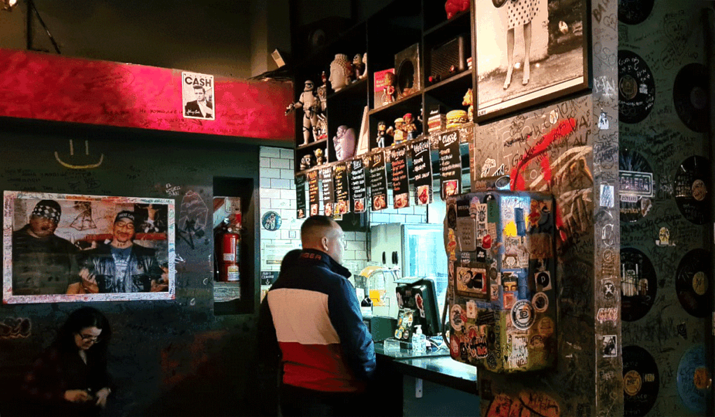 Inside Burger Joint Buenos Aires Argentina