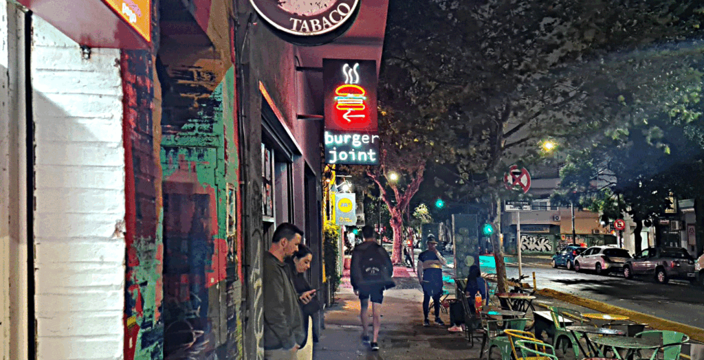 Outside Burger Joint Buenos Aires Argentina