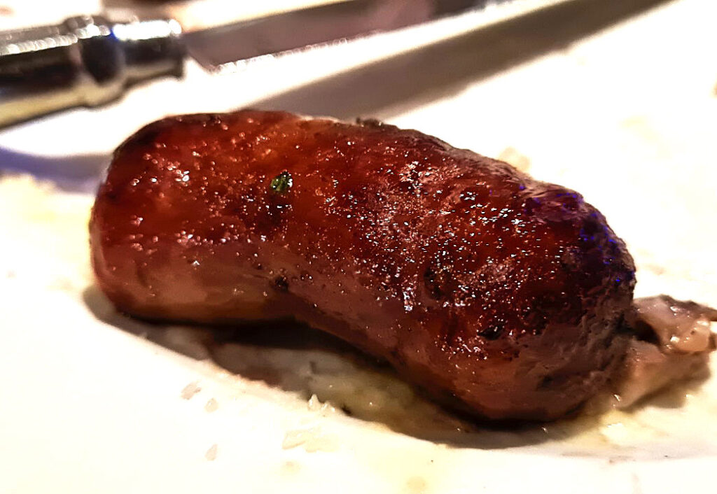 Spicy Sausage at Fogo De Chao Rio de Janeiro