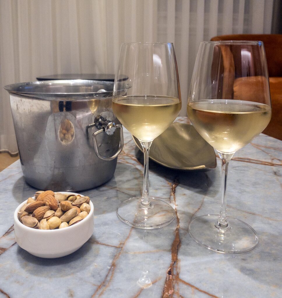 Welcome drinks at Casa Foscolo Hotel