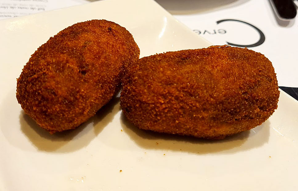 Beef Croquettes Cerveceria Catalana Barcelona Spain