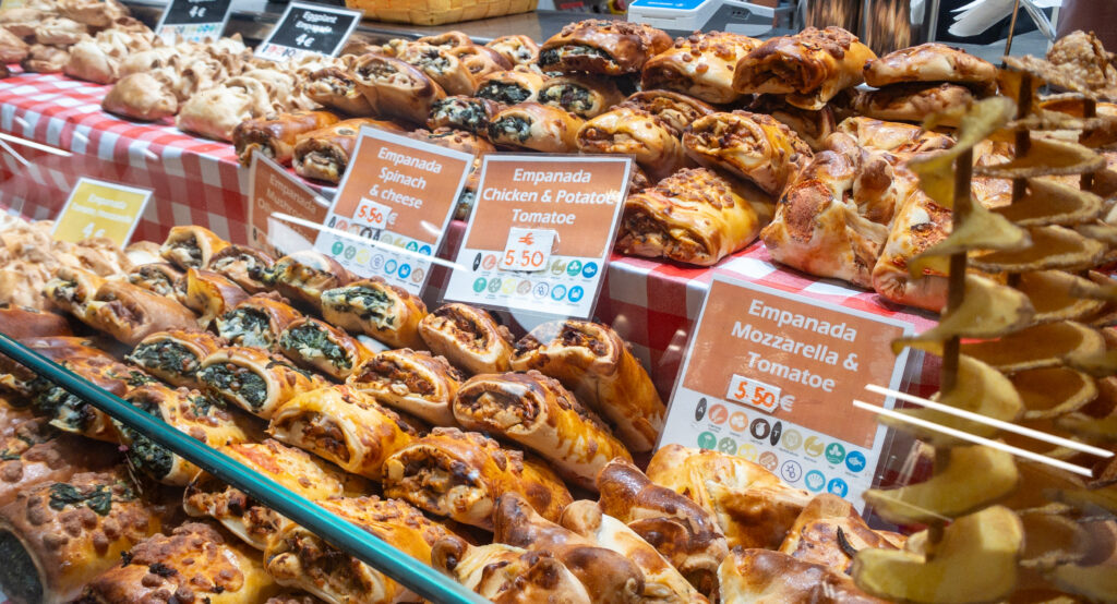 Empanadas Mercat de la Boqueria Barcelona Spain