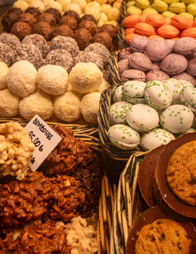 Sweets Mercat de la Boqueria Barcelona Spain