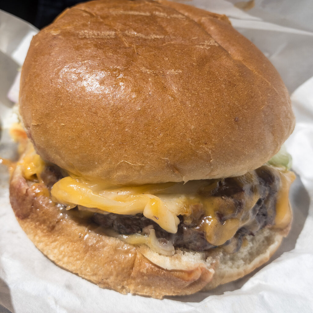 The Works Burger from Burger Joint New York