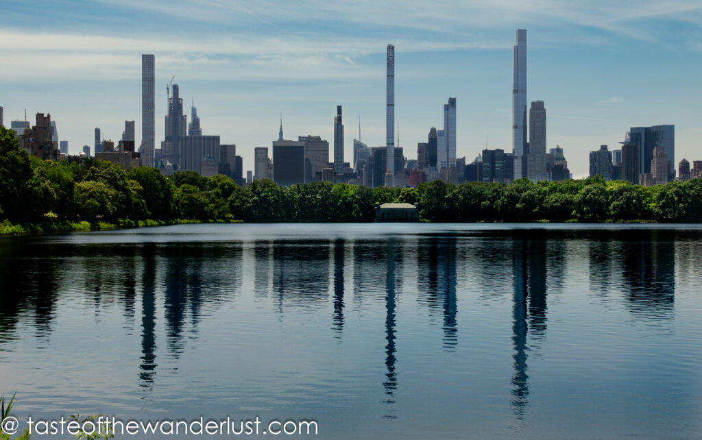 New York from Jackie Onassis Reservoir Central Park
