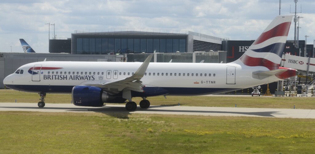 British Airways Plane at London Heathrow
