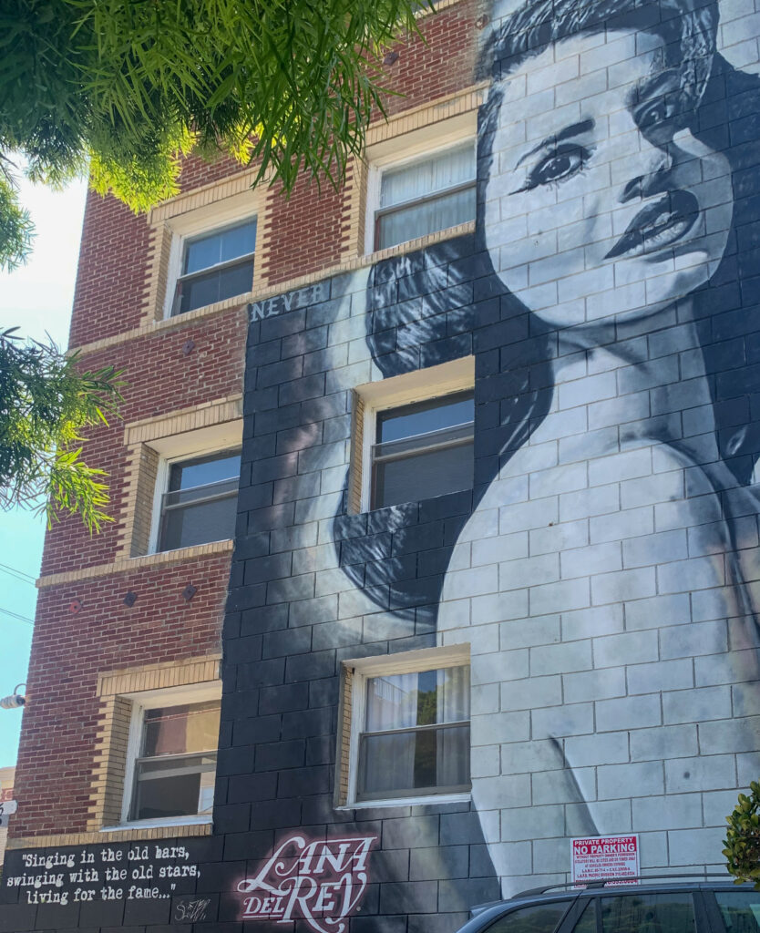 Lana del Rey Mural by Jonas Never, Venice Beach