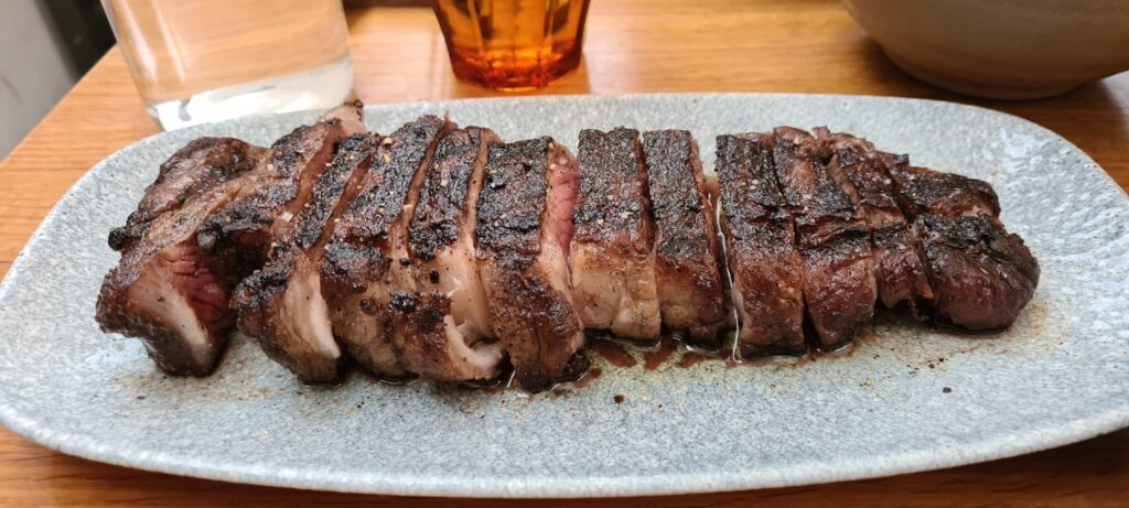 Prime New York Strip Steak, Charcoal Venice Beach