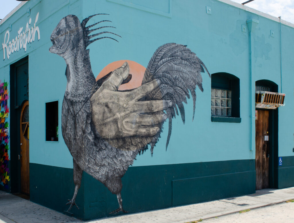 Street Art at Roosterfish, Venice