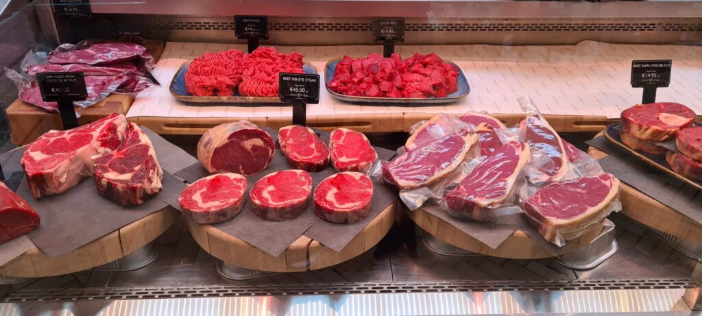 Meat Counter at Fallon and Byrne, Dublin