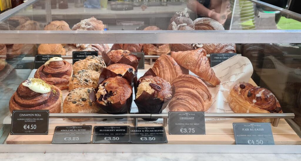 Pastries at Fallon and Byrne, Dublin