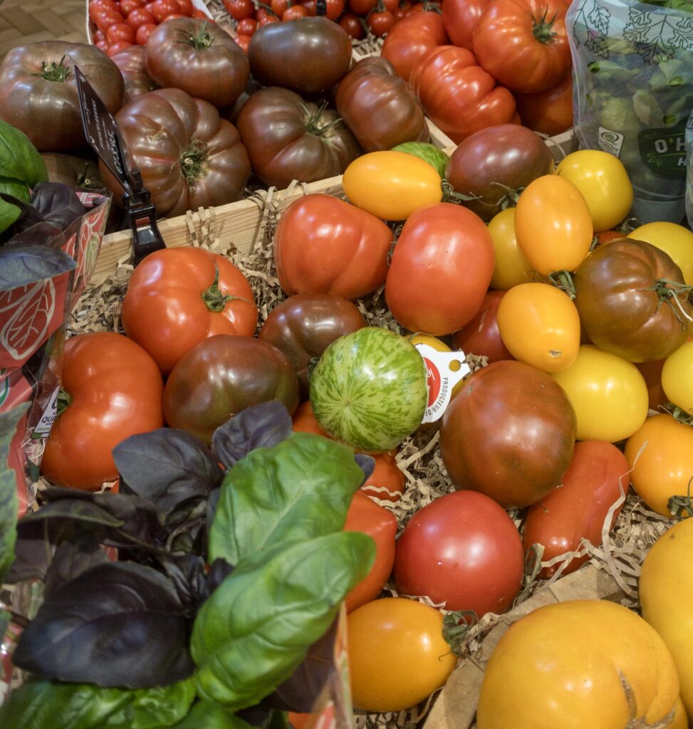 Tomatoes at Fallon and Byrne, Dublin