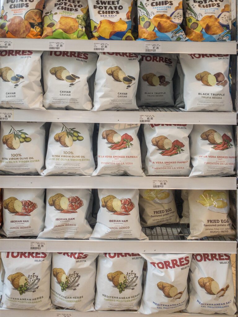 Torres Crisps at Fallon and Byrne, Dublin
