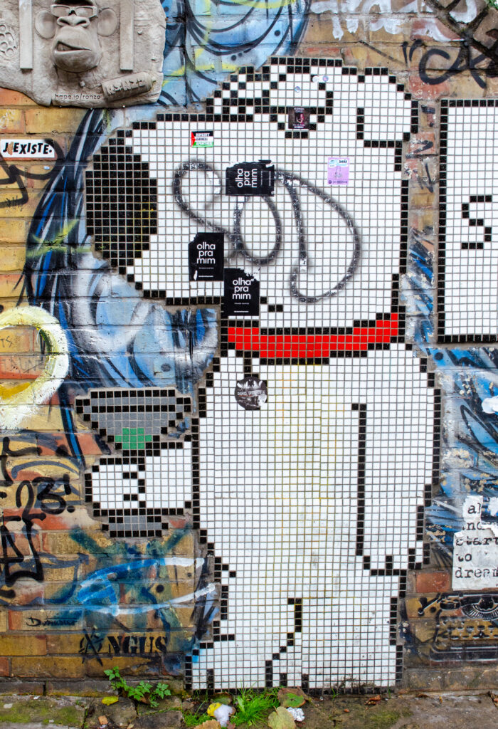 "Urgh Street Art" Brian from Family Guy by Angus Camden Town, London