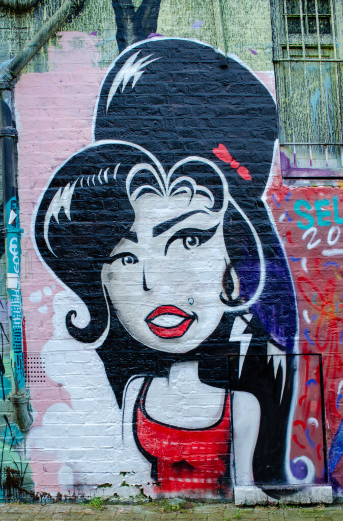 Amy Winehouse Street Art, Camden Town