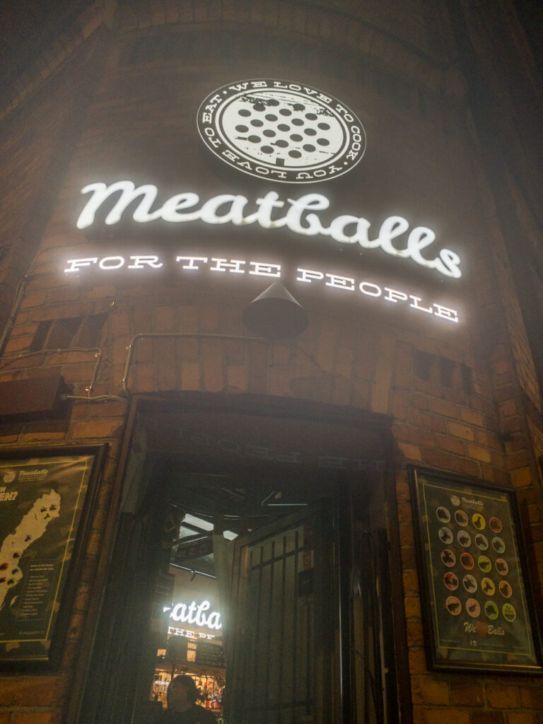 Meatballs for the People, Stockholm
