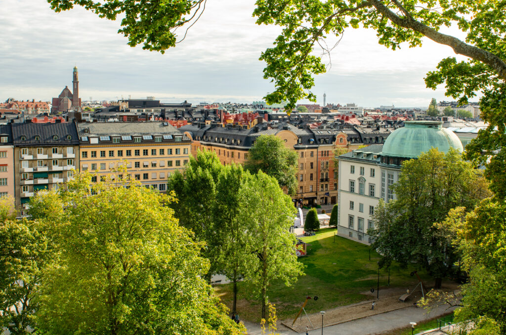 Views from Observatorielunden, Stockholm