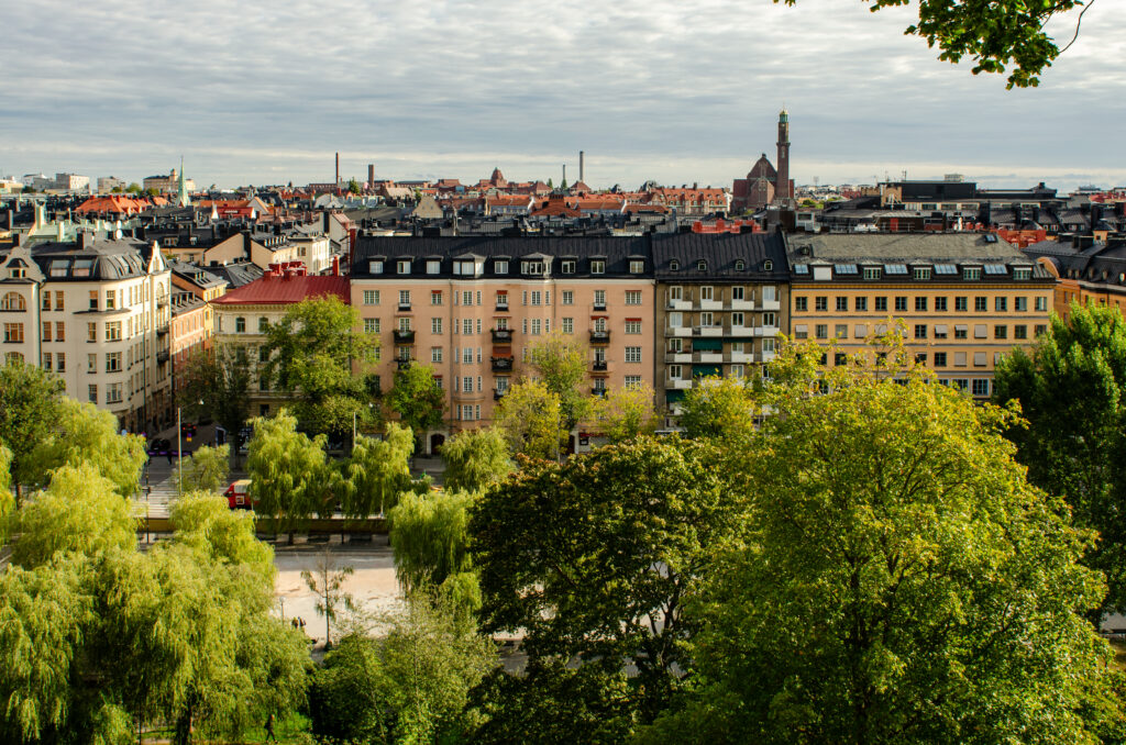 Views from Observatorielunden, Stockholm