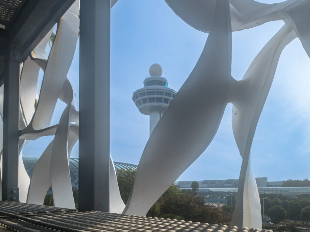 Crowne Plaza Changi Airport Singapore View from the pool