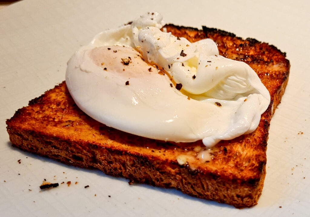 Poached Egg Breakfast Hilton Singapore Orchard Executive Lounge