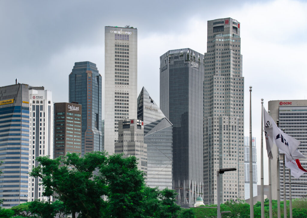 Sightseeing from the Hop on Hop Off Bus Singapore