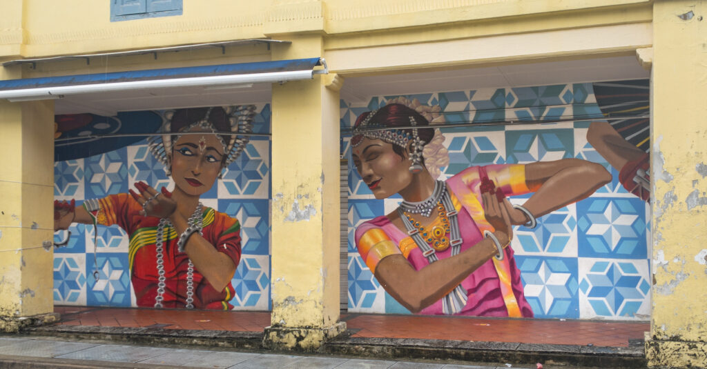 Street art in Little India, Singapore