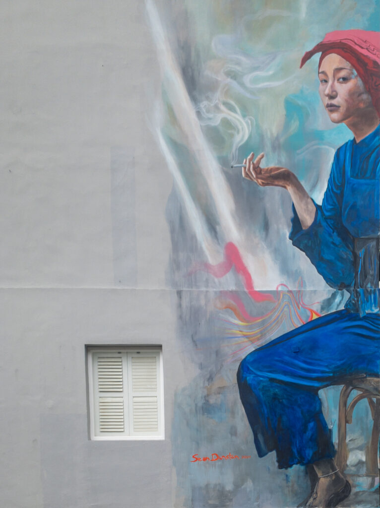 Street art in Little India, Singapore